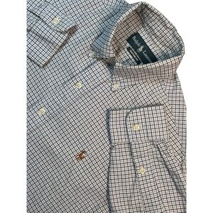Ralph‎ Lauren  Custom Fit Long Sleeve Shirt With Logo Size Small